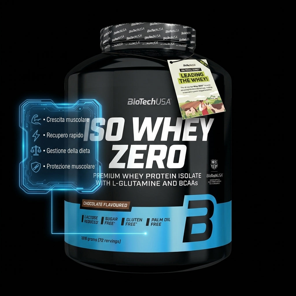 BioTechUSA Iso Whey Zero Cioccolato 2270 g