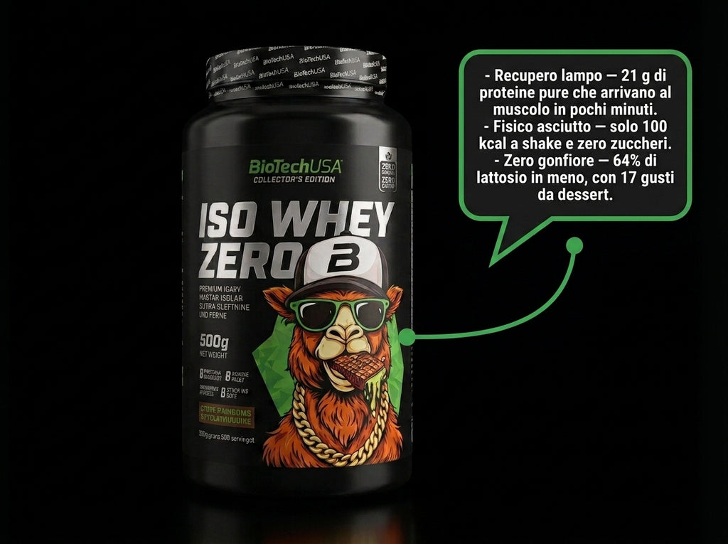 BioTechUSA Iso Whey Zero Cioccolato 908 g