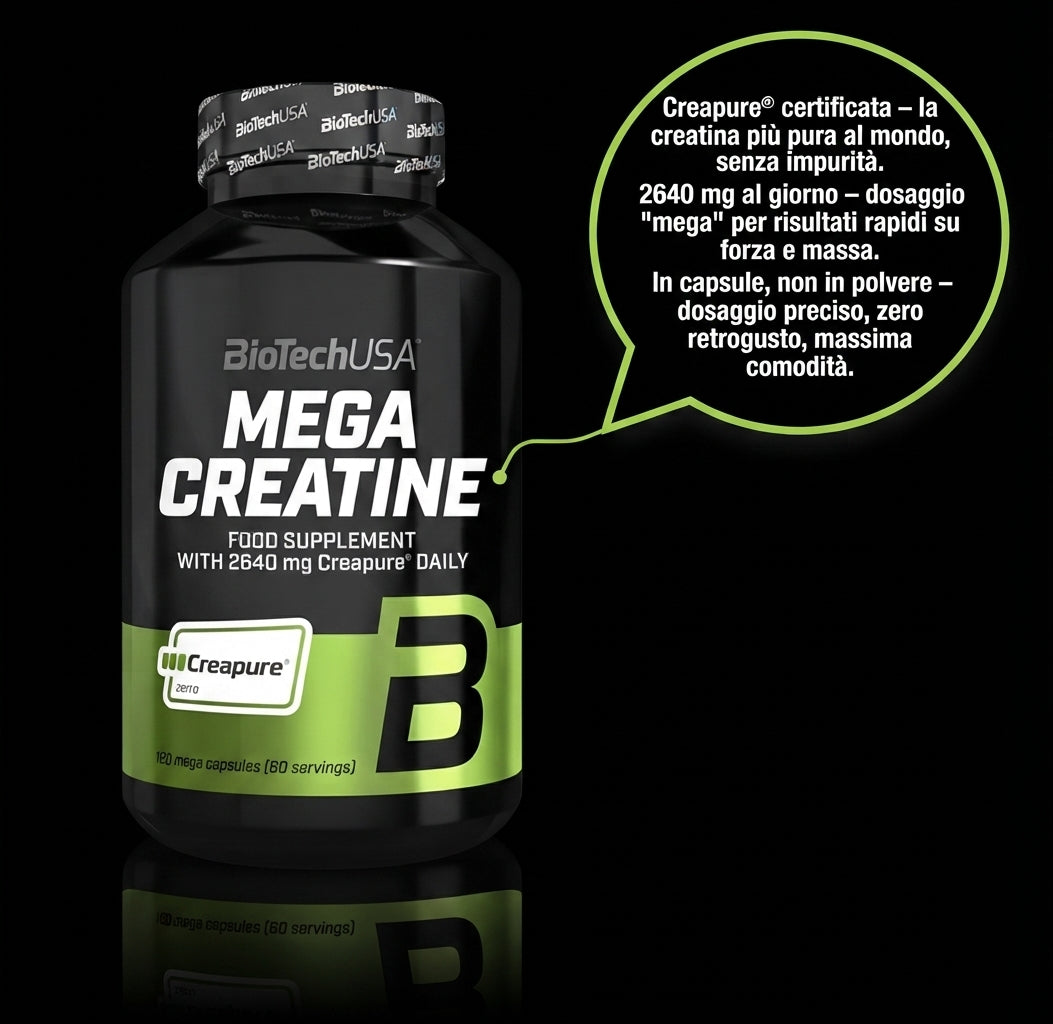BioTechUSA Mega Creatine 120 capsule