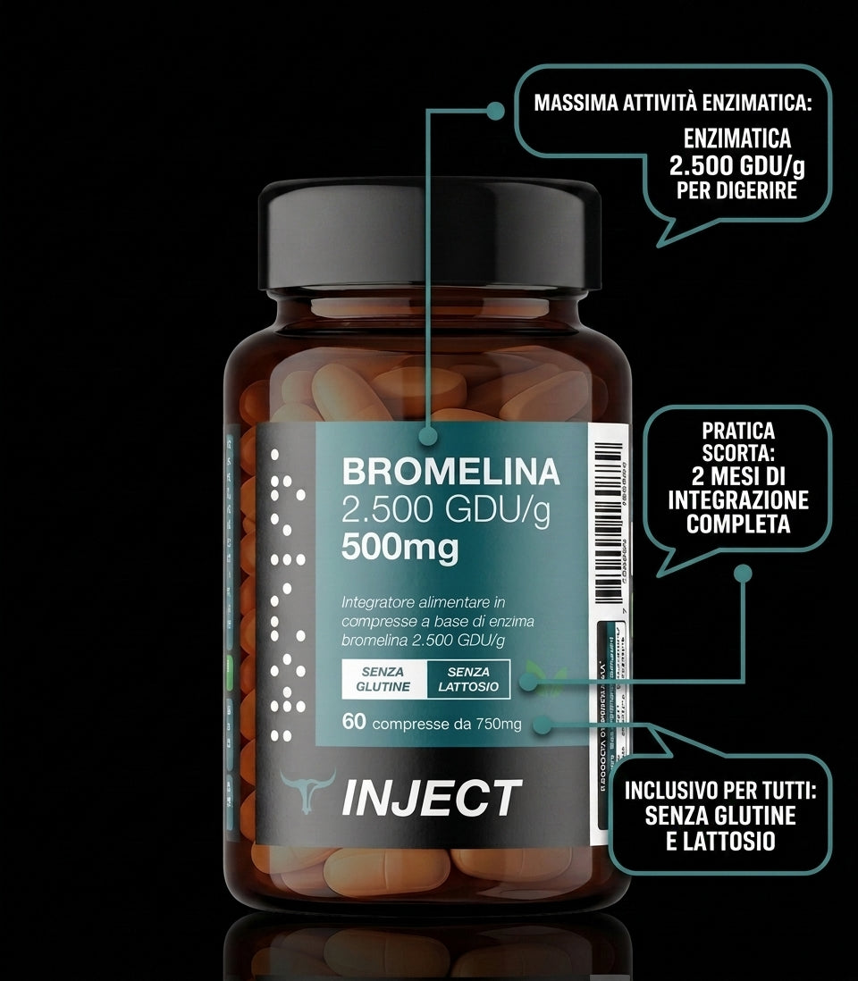 Inject Bromelina 2.500 GDU/g 500mg
