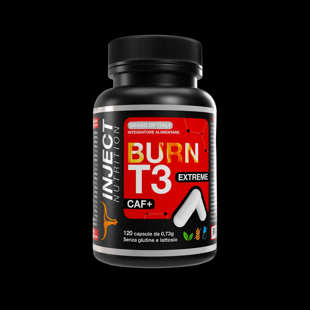 Burn T3 Extreme Caf+ 120caps | Termogenico con Caffeina