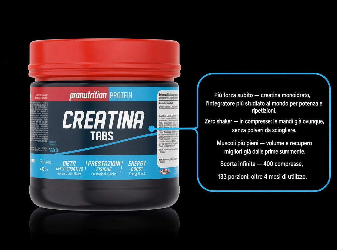 Pronutrition Creatina Tabs 400 compresse